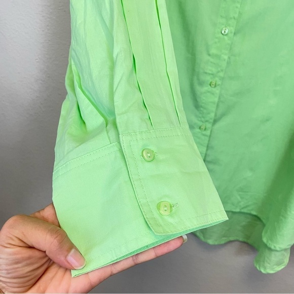 Signature8 Lime Oversized Poplin Button Down Shirt
Size Large - Picture 8 of 11